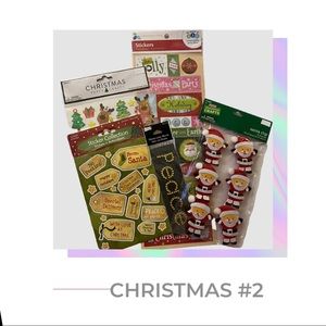 Christmas Sticker Bundle #2 for Scrapbooking & Paper Crafts